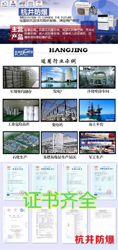 BHKG12Ex五匹氨水库环保防爆空调图片